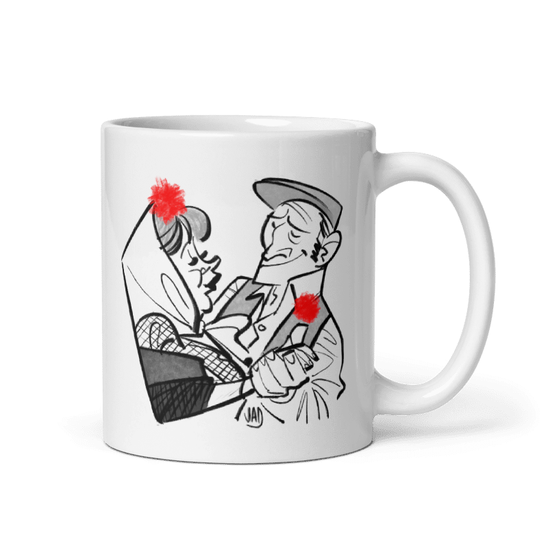 Taza Chulapos blanca